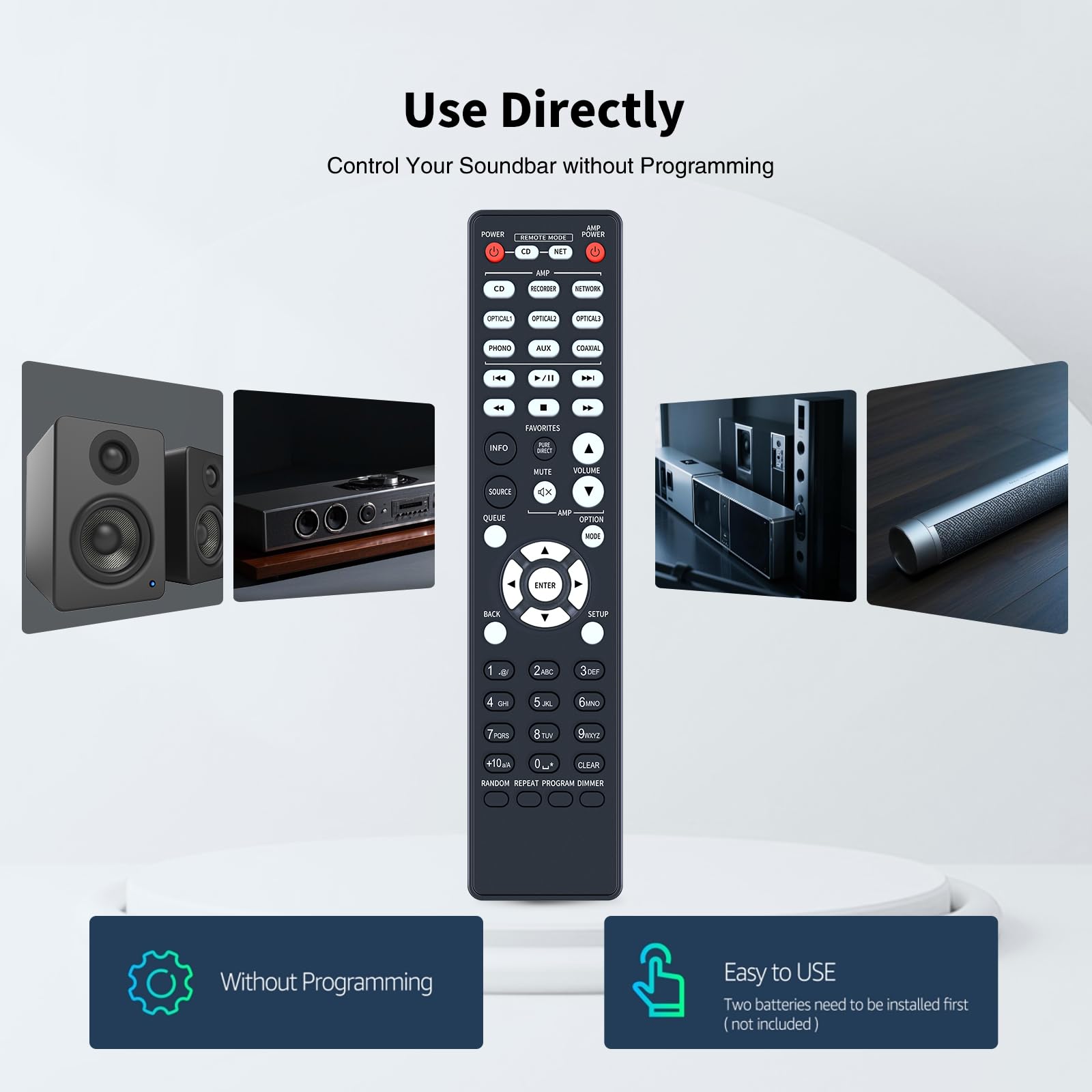 Amazon.com: Snrigw Replacement Remote Control for Denon RC-1223